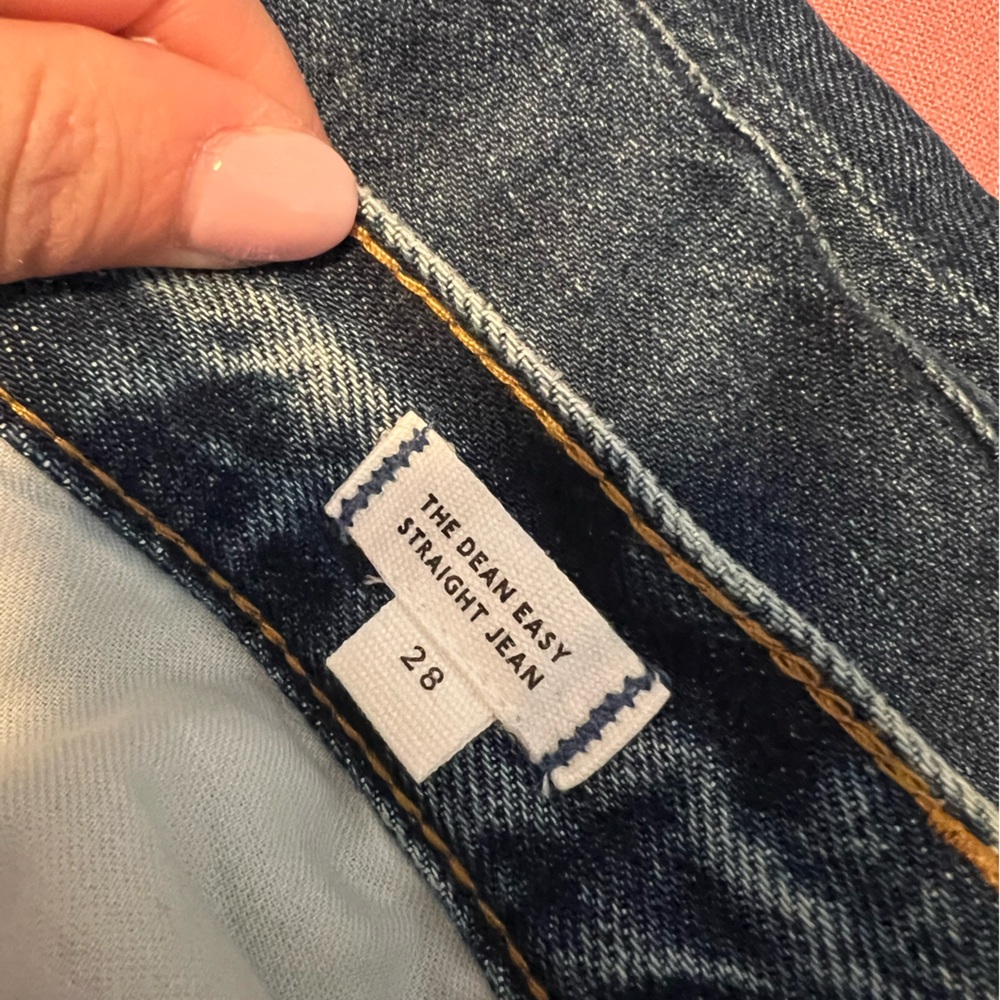 Madewell x Kaihara Selvedge Denim Dean Easy Straight‎ Jean Size 28 NWOT - Picture 9 of 10
